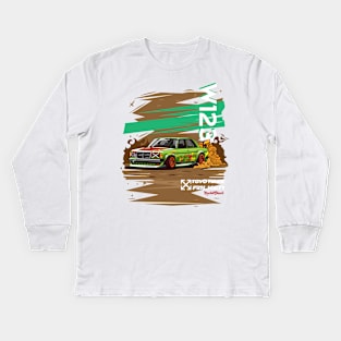 Vintage car W123 Kids Long Sleeve T-Shirt